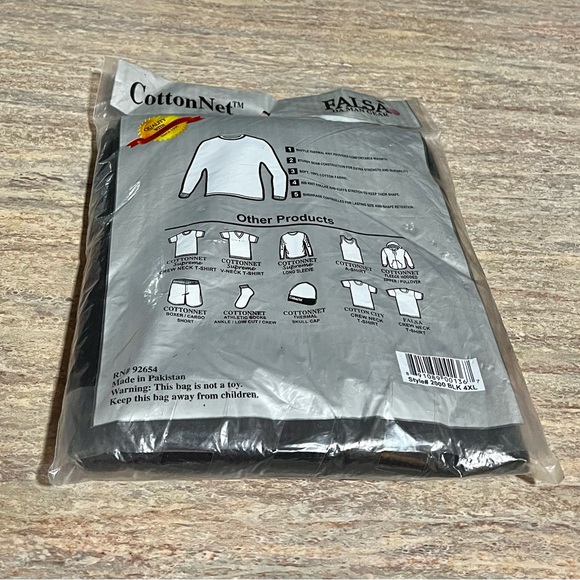 New CottonNet long sleeve plus size thermal top - Picture 2 of 4